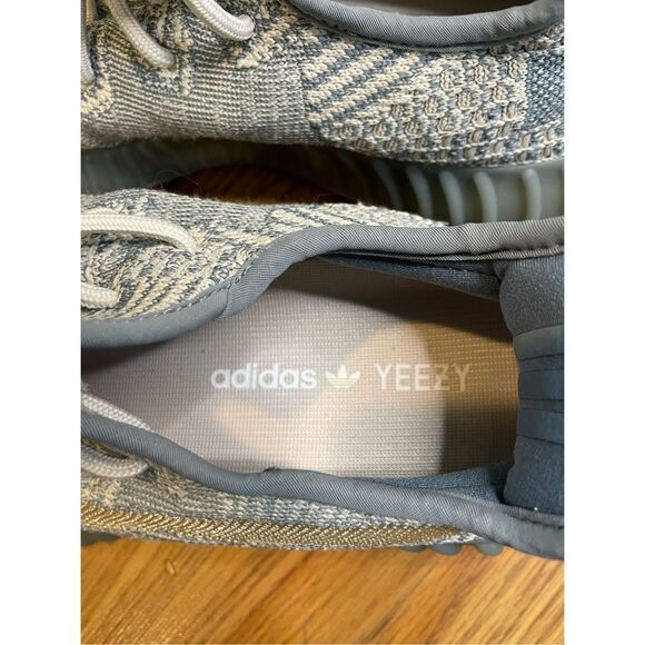 adidas Yeezy Boost 350 V2 Low Israfil Sneakers Grey Yellow Mesh Street 8.5 - Picture 14 of 14